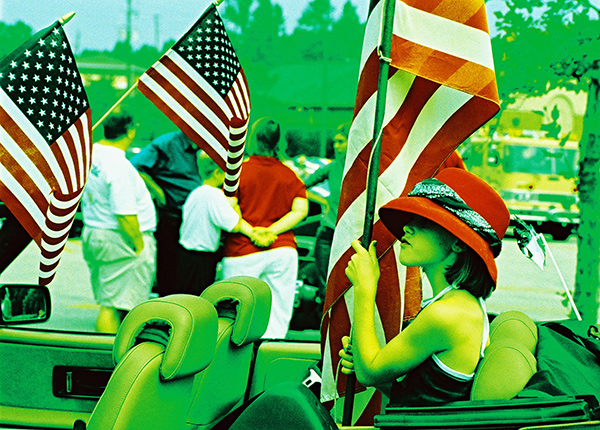 Let the Adventure Begin parade girl